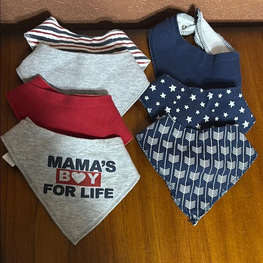 7 bandana bibs